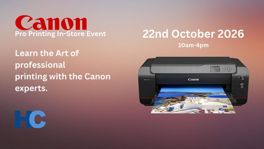Canon Pro Print In-Store Day 22nd October 2026