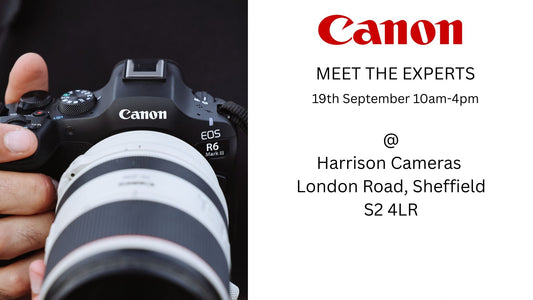 Canon Meet the Experts at Harrison Cameras – Saturday 19th September