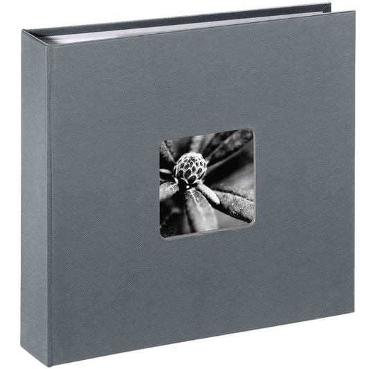 Fine Art Grey 6x4 Slip In Photo Album - 160 Photos 9x8.75 Inches Overall