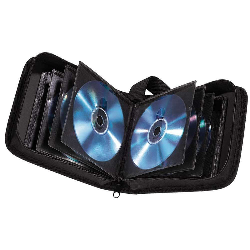 Hama CD/DVD/Blu-ray Wallet for 32 Discs Black Nylon Image 1