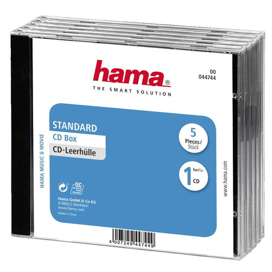 1x5 Hama CD Box Jewel Case Image 1