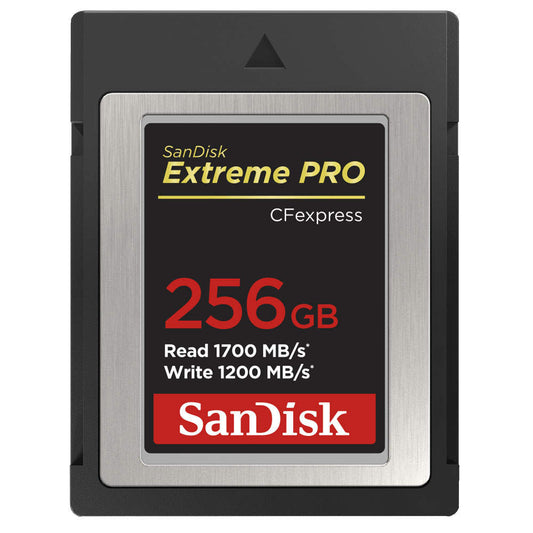 SanDisk CF Express Memory Card | 256GB | Pro Type B | Read 1700MB/S | Writes 1200MB/S