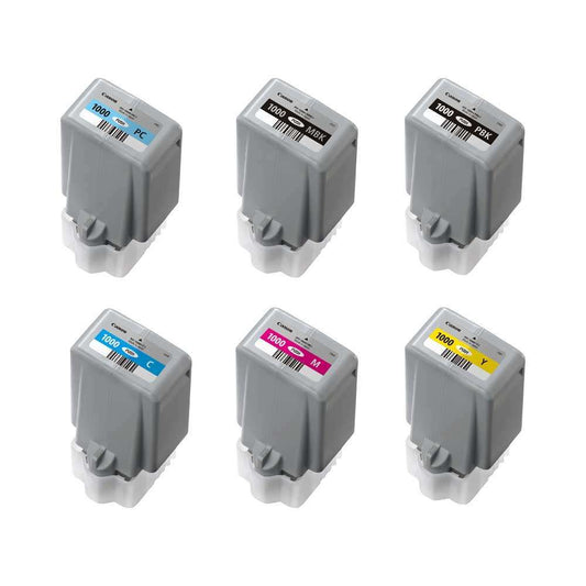 Canon PFI-1000 Ink Cartridges Grey Ink Cartridge Image 1