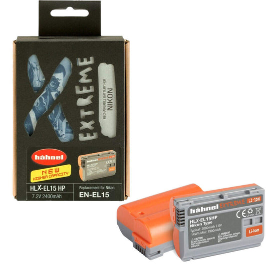 Hahnel HLX-EL15HP Replacement Battery for Nikon EN-EL15 (A/B/C) | 2400MAH | 7V | 17.3WH