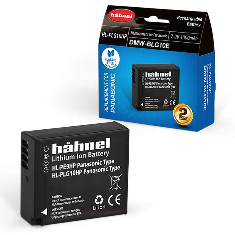 Hahnel HL-PLG10HP Replacement Battery for Panasonic DMW-BLG10E | 1000mah | 7.2V | 7.2Wh Image 1