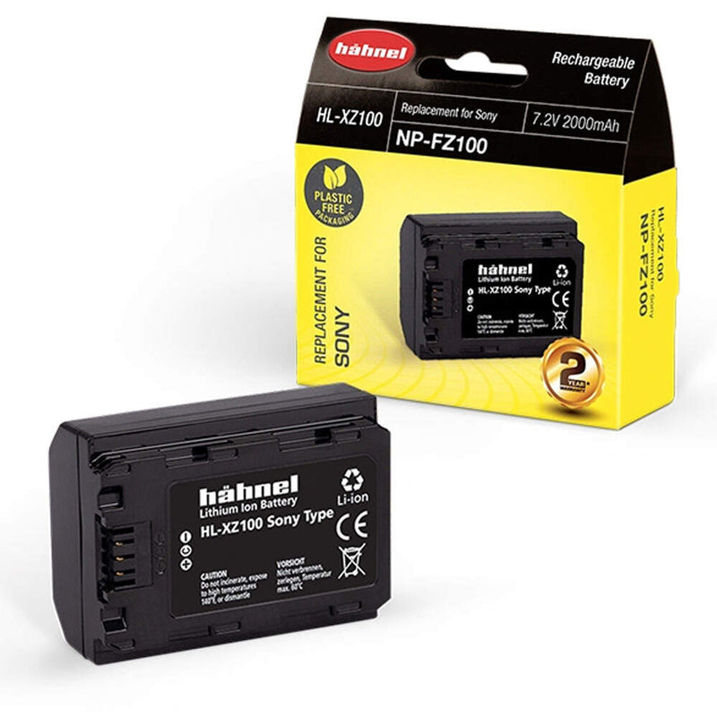Hahnel HL-XZ100 Replacement Battery for Sony NP-FZ100 | 2000mAh | 7.2V | 14.4Wh Image 1