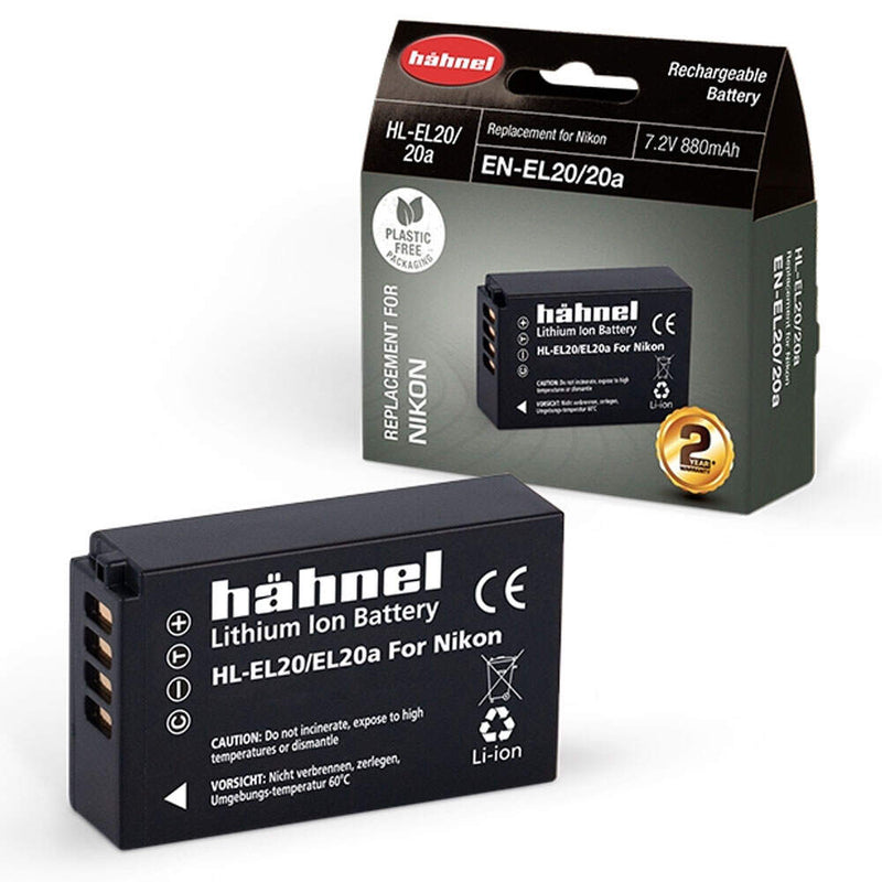Hahnel HL-EL20/20a Replacement Battery for Nikon EN-EL20/EN-EL20a Image 1