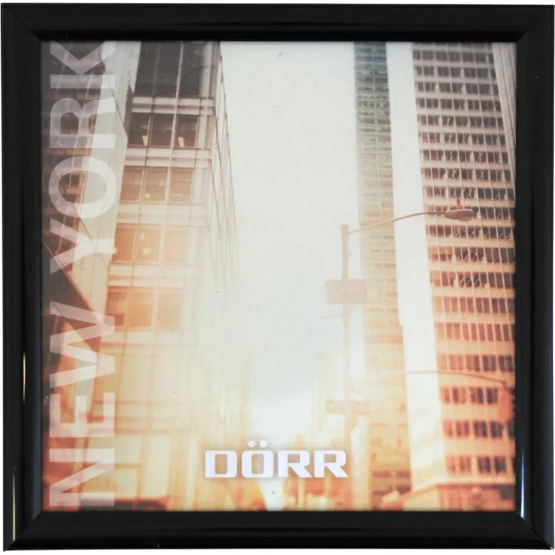 New York Square 6x6 Photo Frame - Black