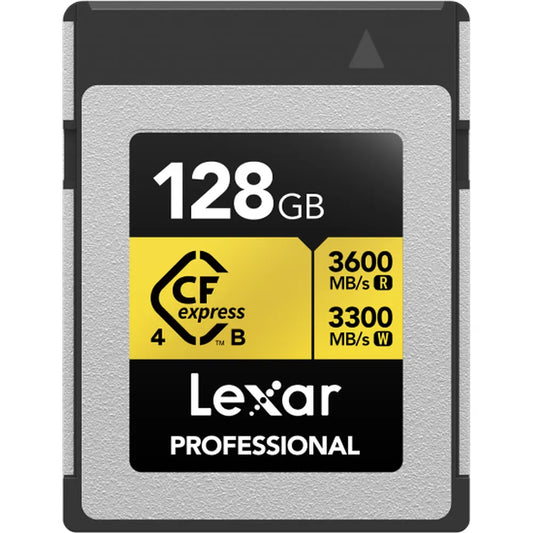 Lexar CFexpress PRO Type B GOLD 4.0 series 128GB - R3600/W3300MB/s