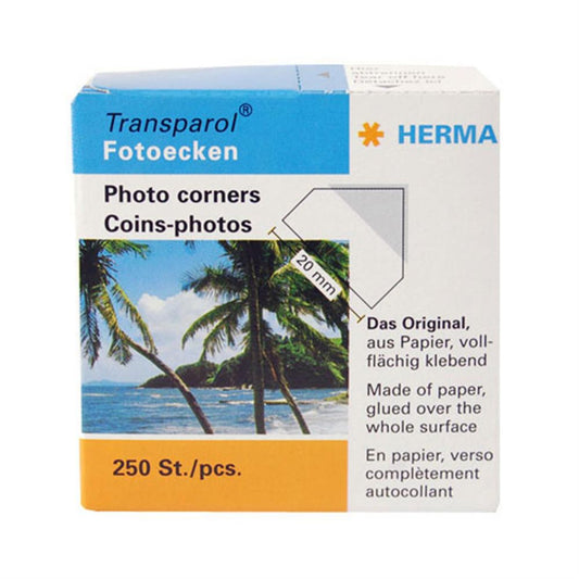 Herma Photo Corners for Traditional Photo Albums - 250pcs Image 1