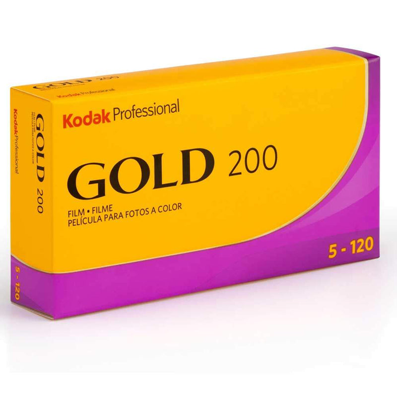 Kodak Gold 120 FIlm - 200 ISO - 120 Colour Print Film - 5 Pack Image 1