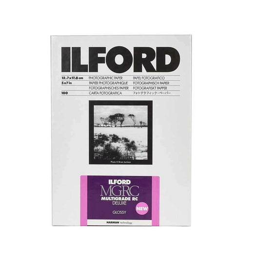 Ilford Glossy 12.7 x 17.8 (cm) - 25 Pack Multigrade V RC Deluxe Photographic Paper | Image 1