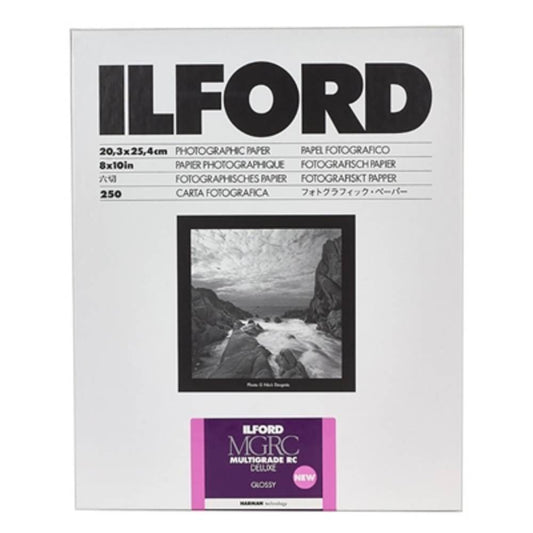 Ilford Glossy 20.3 x 25.4 (cm) - 50 Pack Multigrade V RC Deluxe Photographic Paper | Image 1