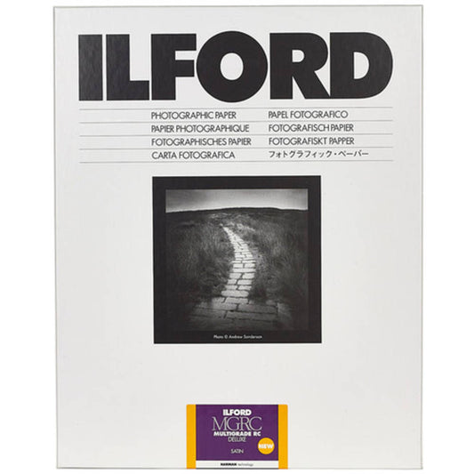 Ilford Satin 8.9 x 12.7 (cm) - 100 Pack Multigrade V RC Deluxe Photographic Paper | Image 1