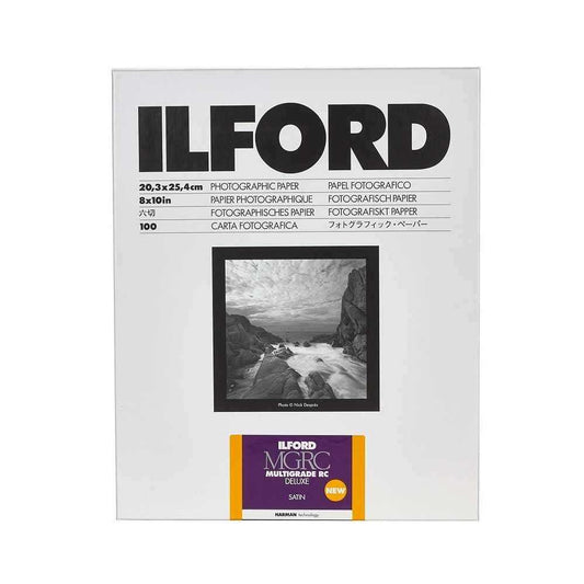 Ilford Satin 12.7 x 17.8 (cm) - 25 Pack Multigrade V RC Deluxe Photographic Paper | Image 1