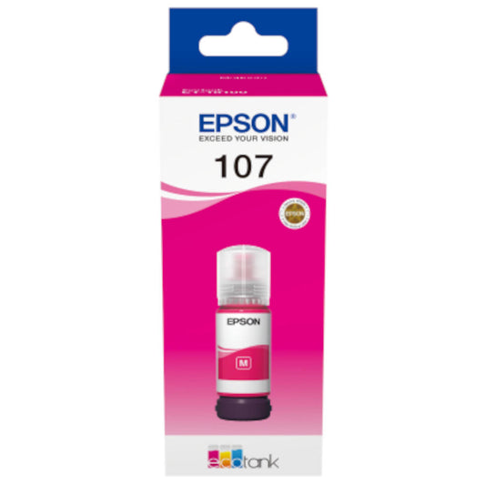 Epson 107 Magenta Ink 70ml for Epson EcoTank Printer Image 1