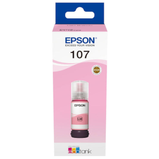 Epson 107 Light Magenta Ink 70ml for Epson EcoTank Printer Image 1