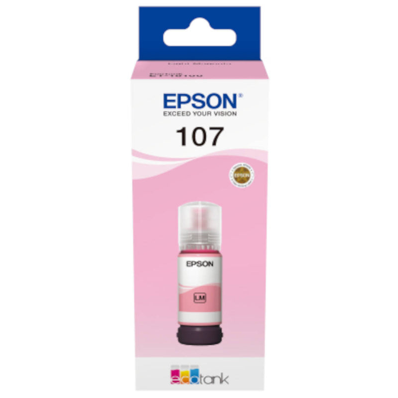 Epson 107 Light Magenta Ink 70ml for Epson EcoTank Printer Image 1