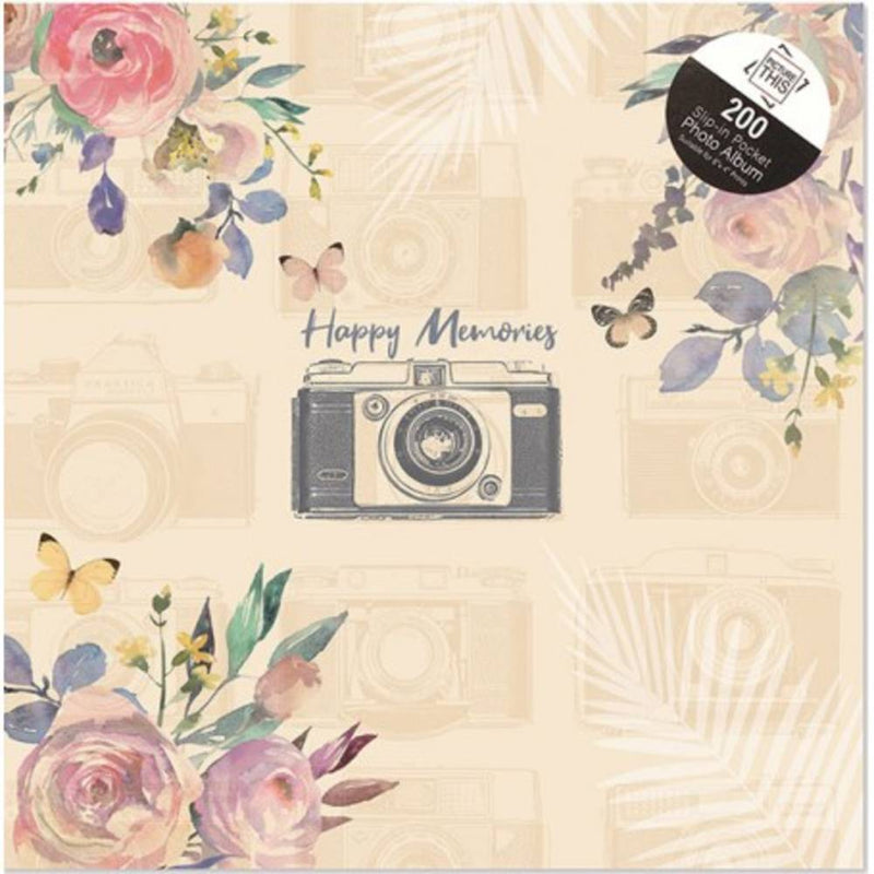 Happy Memories 6x4 Slip-In Photo Album - 200 Photos Image 1
