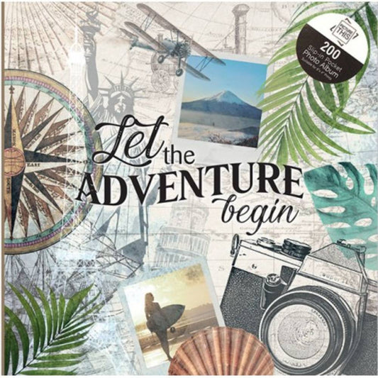 Adventure 6x4 Slip-In Photo Album - 200 Photos