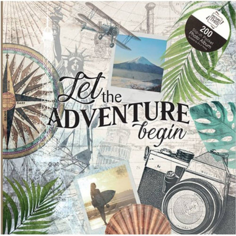 Adventure 6x4 Slip-In Photo Album - 200 Photos Image 1