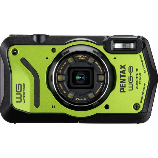 Pentax Green WG-8 Compact Camera Waterproof Image 1