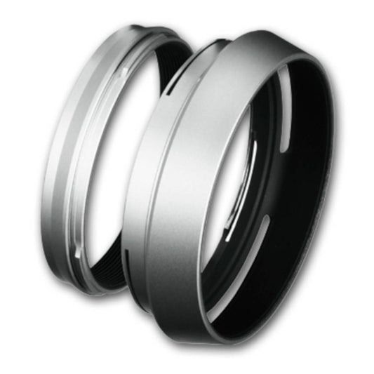 Fujifilm LH-X100 Lens Hood and Adapter Ring for X100 Series | Silver Image 1