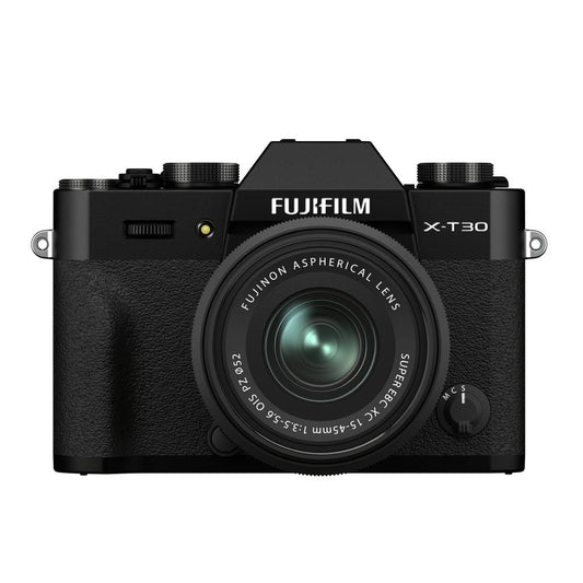 Fujifilm X-T30 II Black Camera With XC 15-45mm Lens Image 1