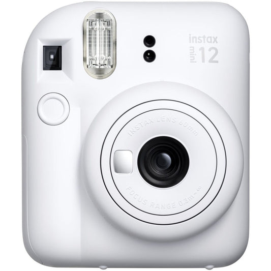 Fujifilm instax mini 12 clay white front