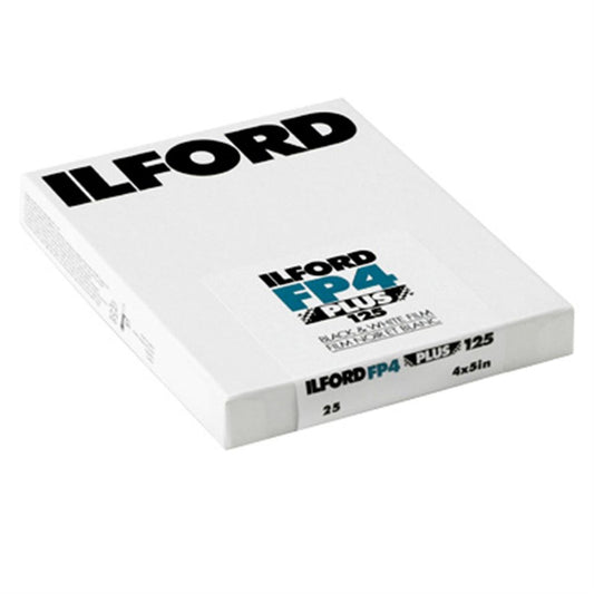 Ilford FP4+ Black and White 4x5ins Sheet Film - 25 Sheets Image 1