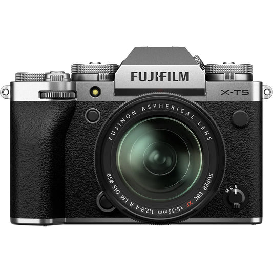 Fujifilm Mirrorless X-T5 & 18-55mm Lens Kit - Silver