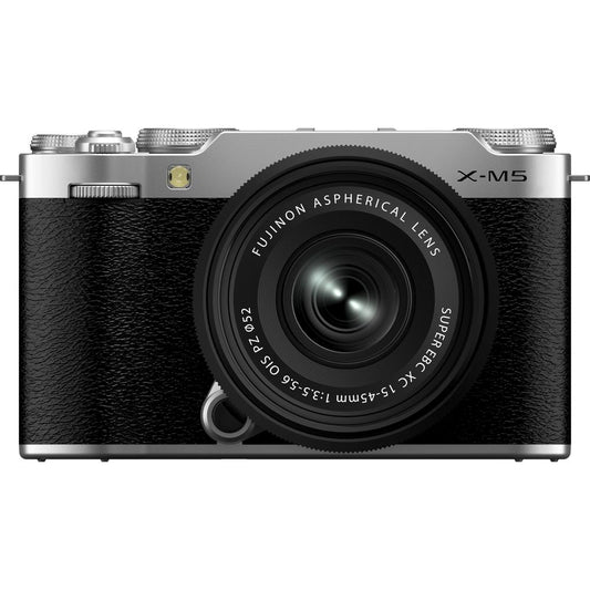 Fujifilm X-M5 with XC 15-45mm lens - Silver