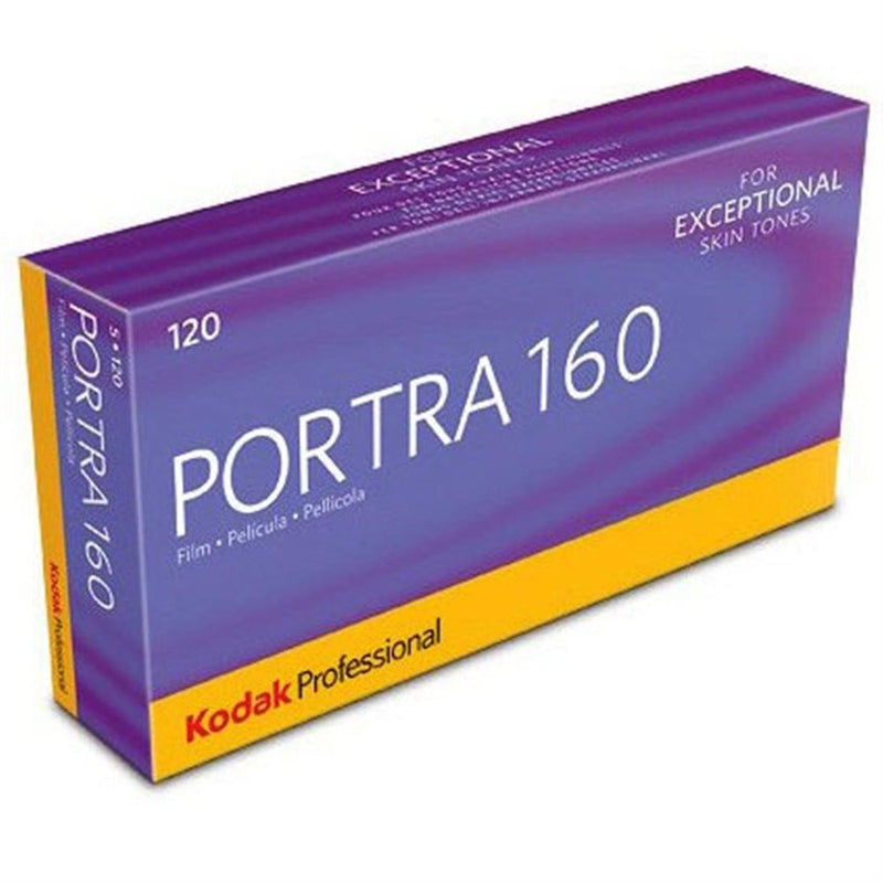Kodak Professional Portra 160 ISO 120 Colour Negative Roll Film - 5 Pack Image 1