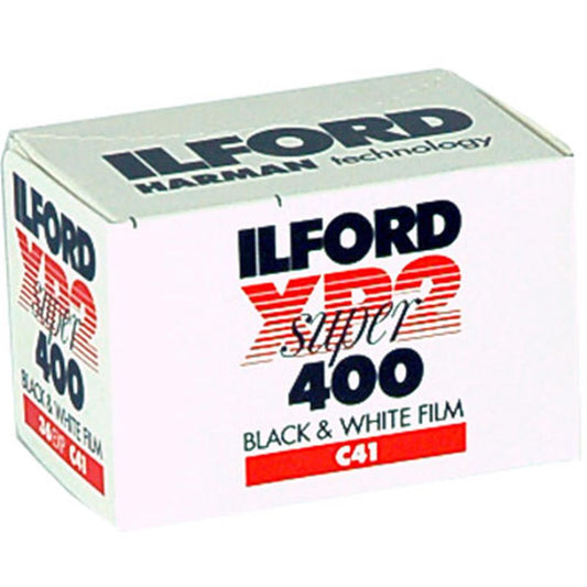 Ilford 35mm XP-2 Super 400 Black and White 36exp Film C41 Process Image 1