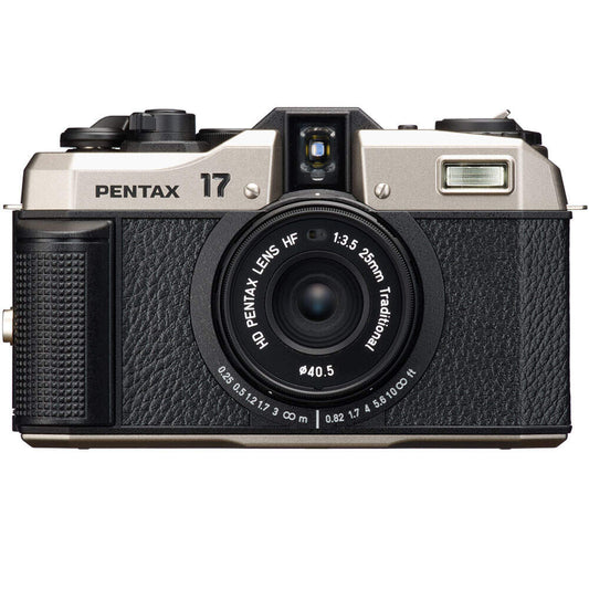 Pentax 17 Half Frame 35mm Film Camera Dark Silver Image 1