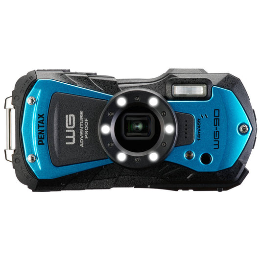 Pentax Waterproof WG90 Compact Camera - Blue Image 1