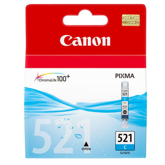 Canon CLI-521 Cyan Printer Ink Cartridge Image 1