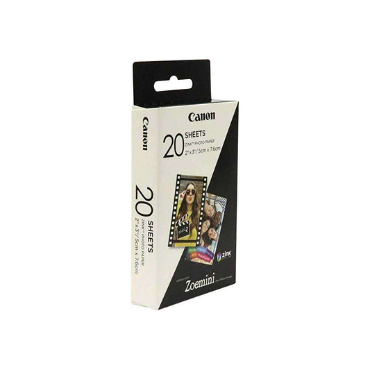 Canon Zoemini Zink Photo Paper 20 Pack Image 1