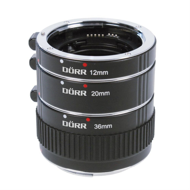 Dorr Extension Tube Set 12/20/36mm Canon EOS Image 1
