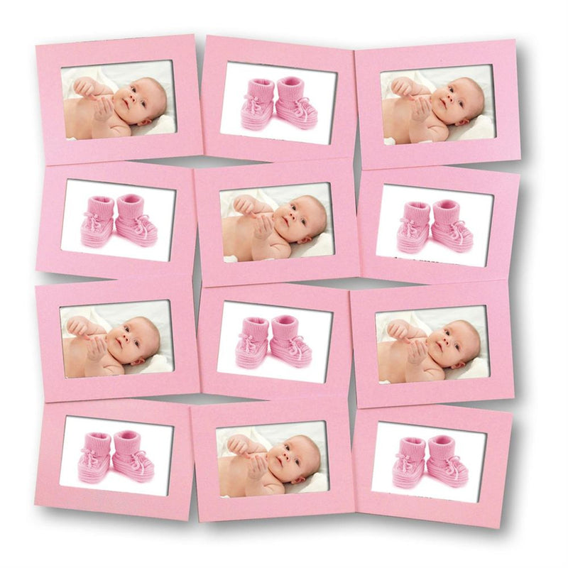Trento Pink Multi Aperture Photo Frame Image 1