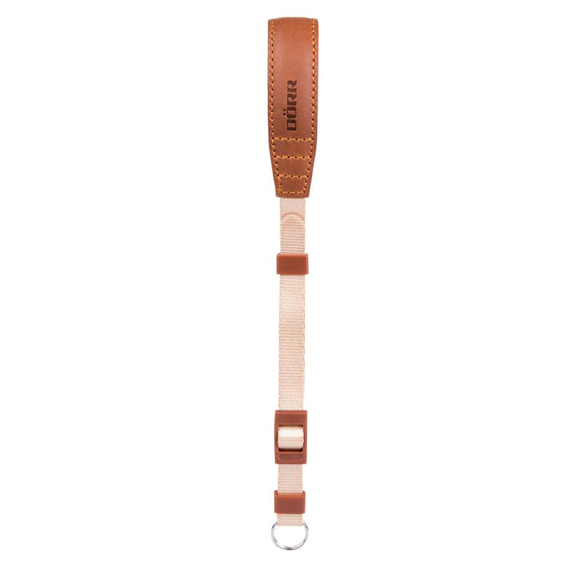 Dorr Root Red Brown Leather Camera Wrist Strap Image 1