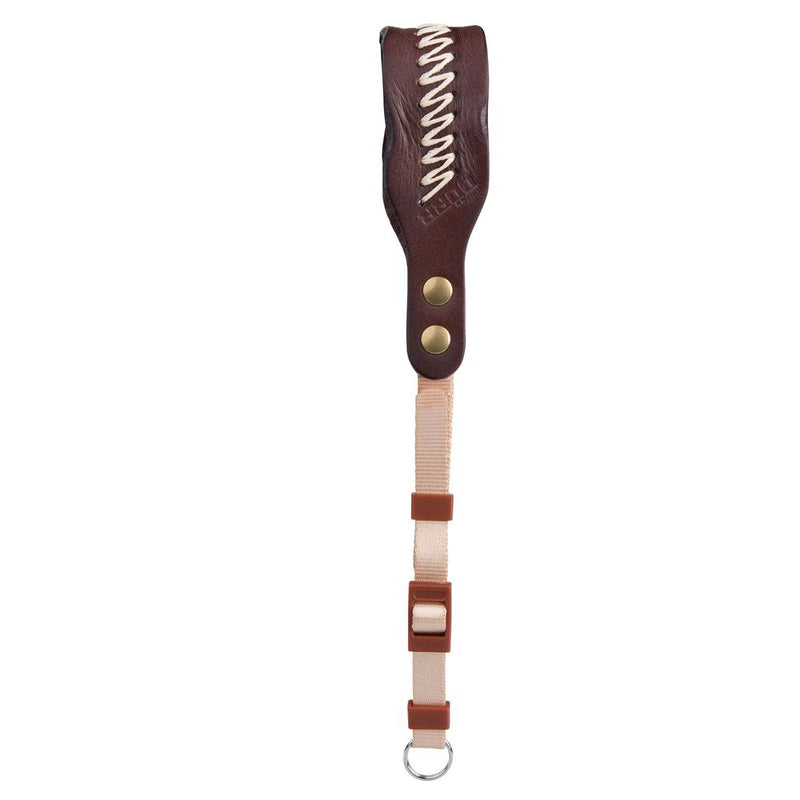Dorr Earth Dark Brown Leather Camera Wrist Strap Image 1