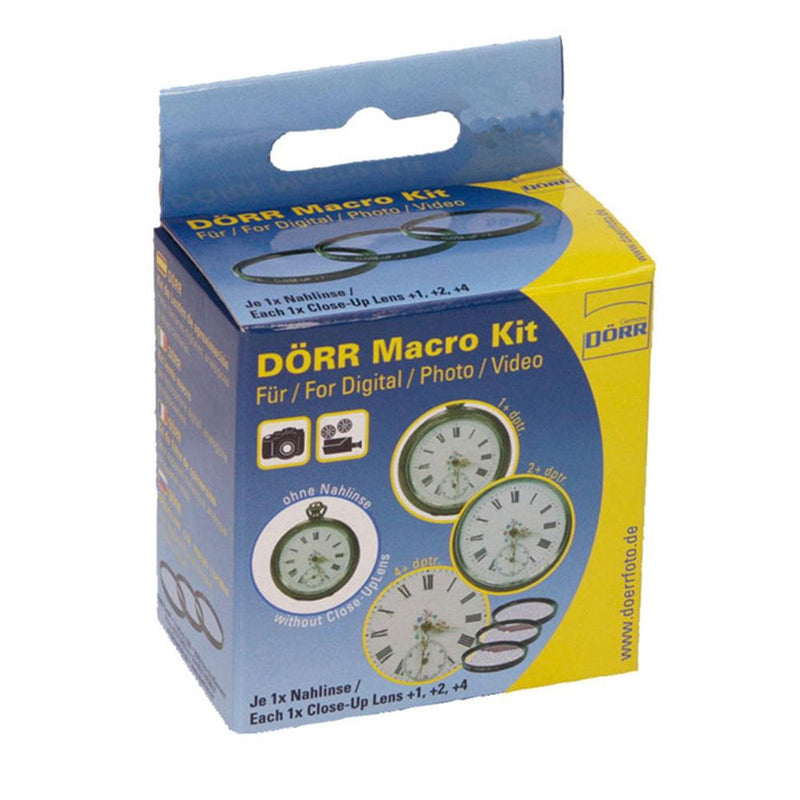 Dorr 62mm Macro Filter Kit Close up +1 +2 +4 Image 1