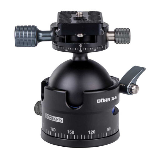 Dorr Highlights XB-56 Ball Head | 25KG Max Load | Quick Release | Case Included