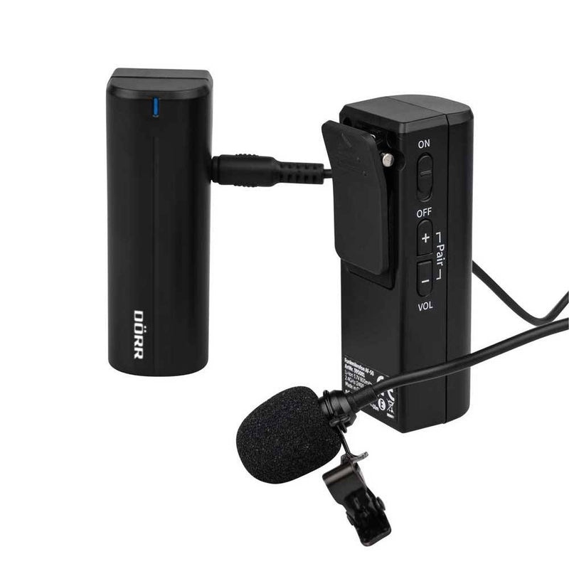 Dorr Clip-On Wireless Microphone Kit AF-50 Image 1