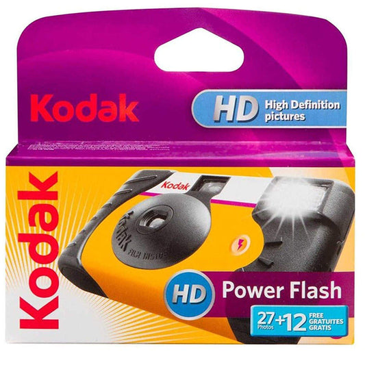 Kodak Power Flash HD Disposable Camera 27+12 Exp Image 1