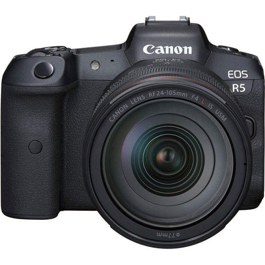 Canon EOS R5 Camera with 24-105mm f4 L RF Lens Image 1