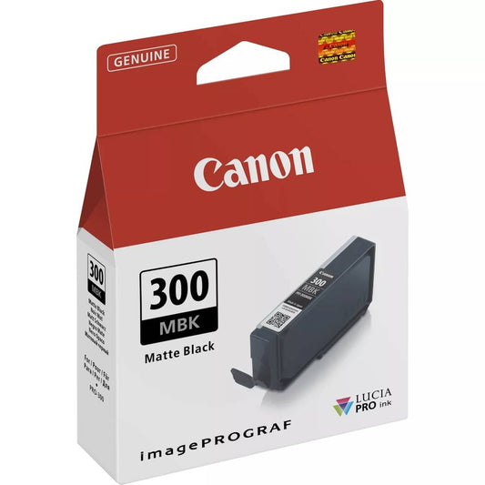 Canon PFI-300MBK Matte Black Ink Cartridge Pro-300 Image 1