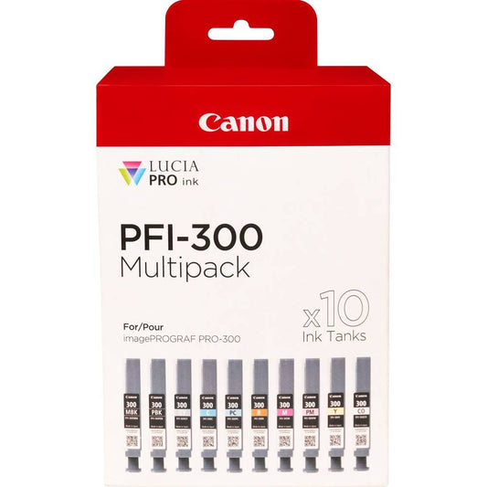 Canon PFI-300 10 Ink Multipack Pro-300 Image 1