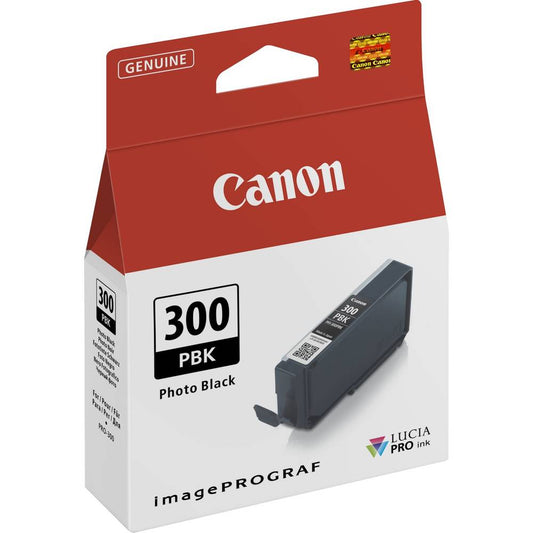 Canon PFI-300PBK Photo Black Ink Cartridge Pro-300 Image 1